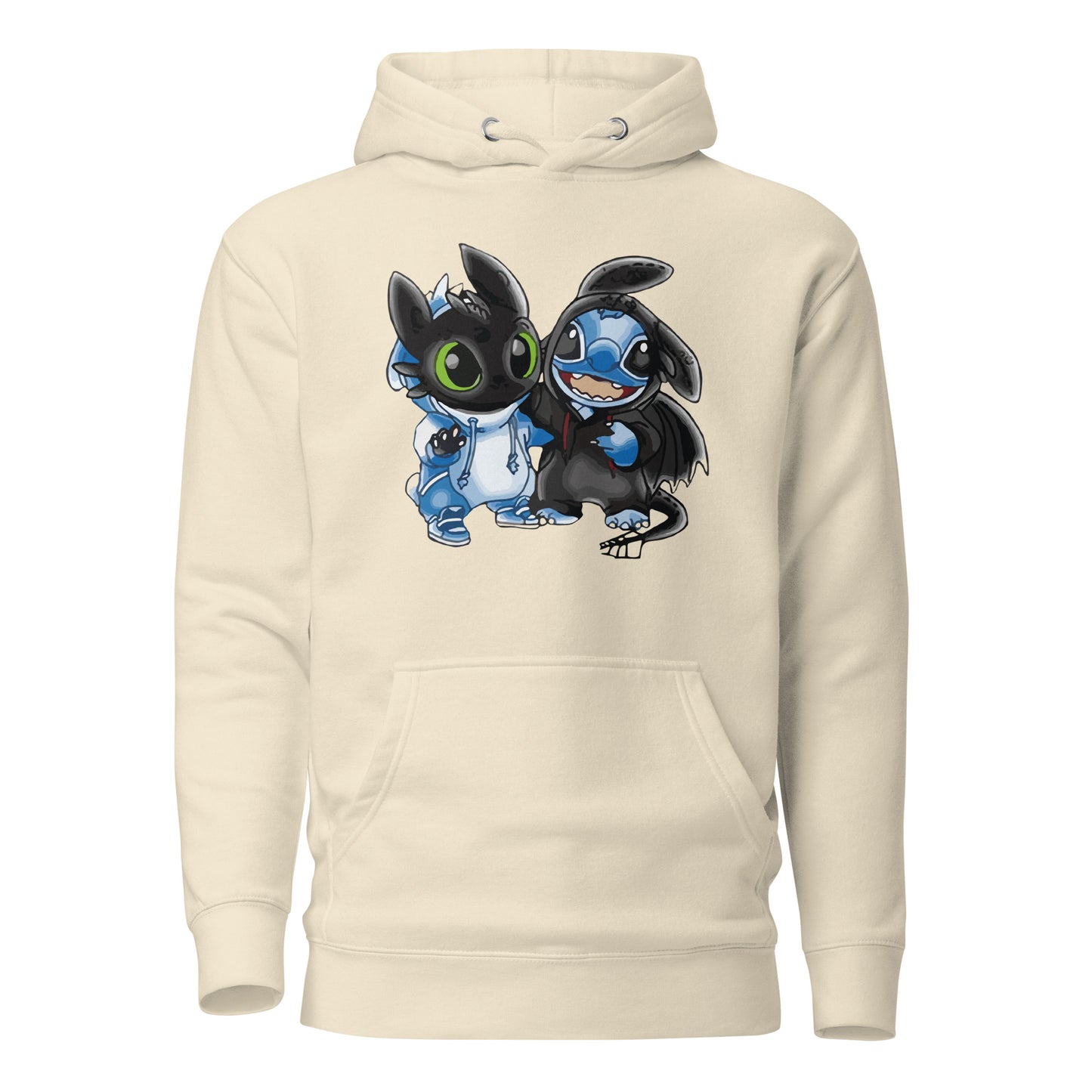 Ohnezahn und Stitch Unisex Heavy Blend™ Kapuzenpullover, Custom Hoodie