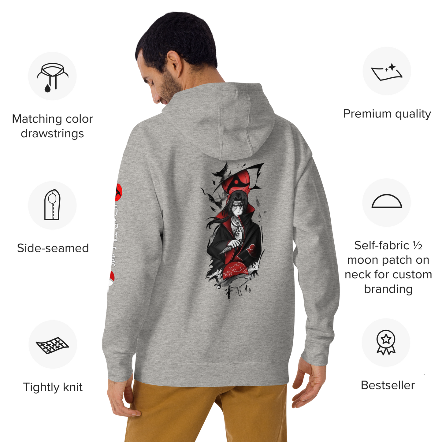 Itachi Custom Hoodie Exclusive Design