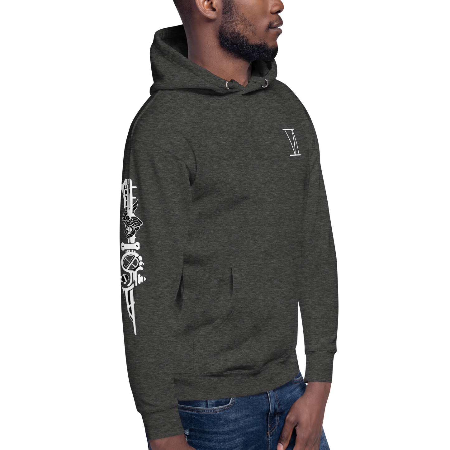 VI Unisex Hoodie – Einzigartiges Design für Fans