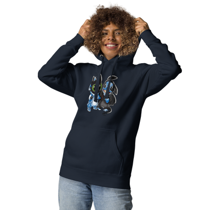 Toothless and Stitch Unisex Heavy Blend™ Hooded Sweatshirt, Custom Hoodie