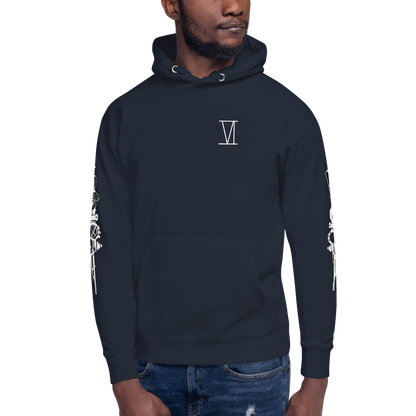 VI Unisex Hoodie – Einzigartiges Design für Fans