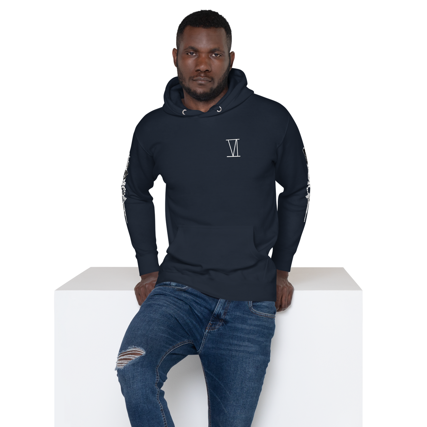 VI Unisex Hoodie – Einzigartiges Design für Fans