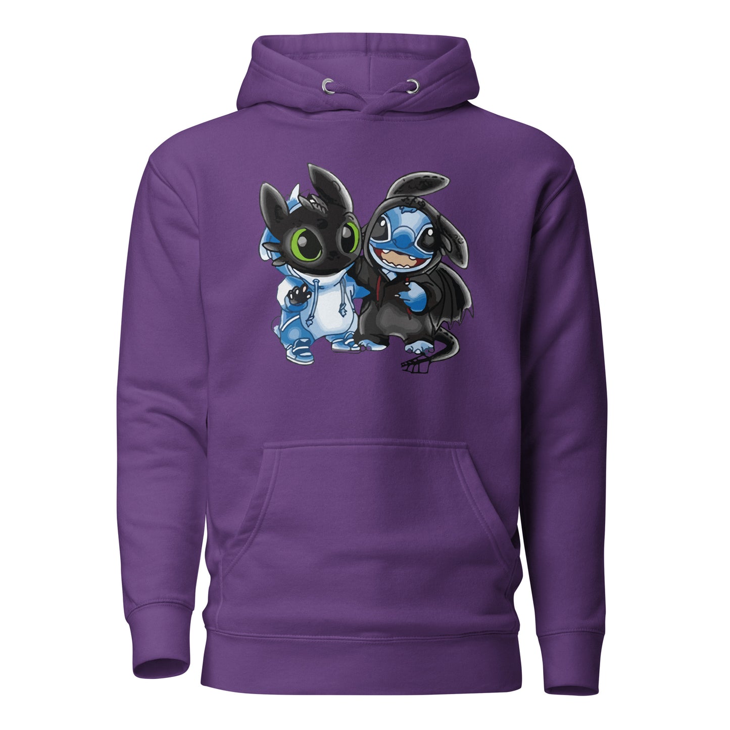 Ohnezahn und Stitch Unisex Heavy Blend™ Kapuzenpullover, Custom Hoodie