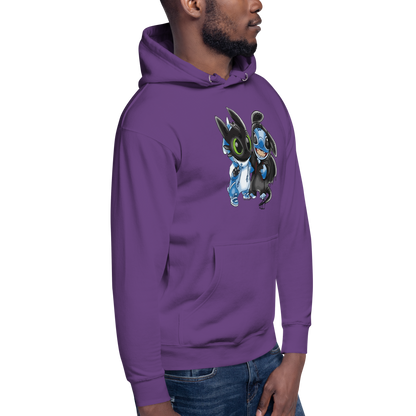 Ohnezahn und Stitch Unisex Heavy Blend™ Kapuzenpullover, Custom Hoodie