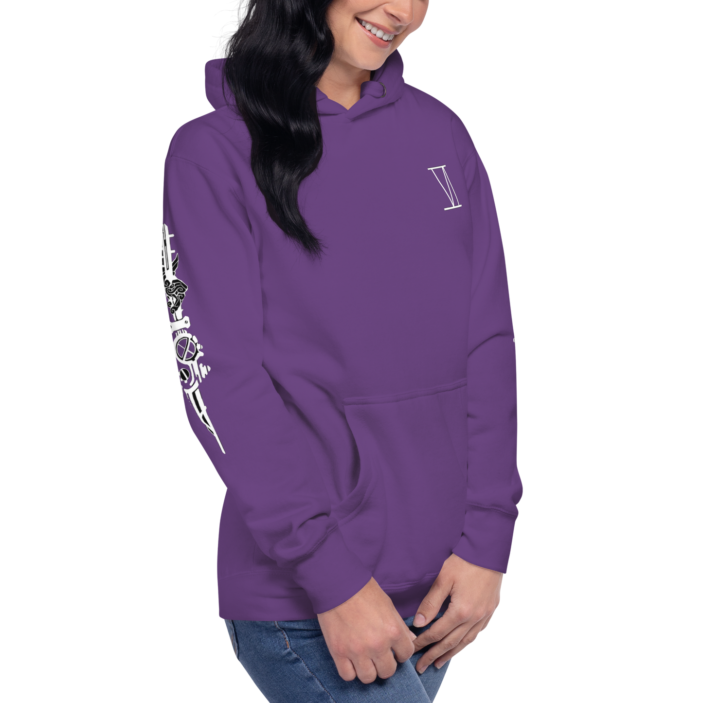 VI Unisex Hoodie – Einzigartiges Design für Fans