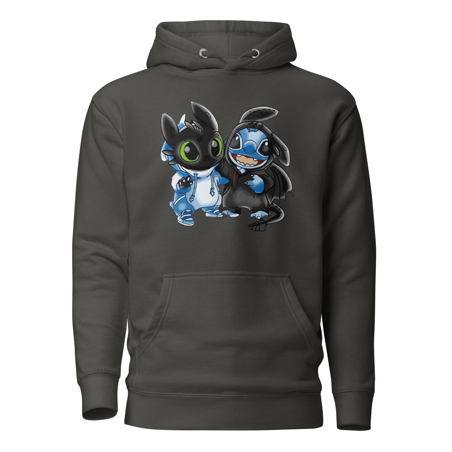 Ohnezahn und Stitch Unisex Heavy Blend™ Kapuzenpullover, Custom Hoodie