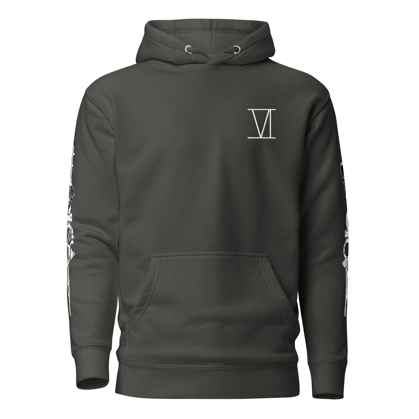 VI Unisex Hoodie – Einzigartiges Design für Fans