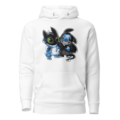 Toothless and Stitch Unisex Heavy Blend™ Hooded Sweatshirt, Custom Hoodie