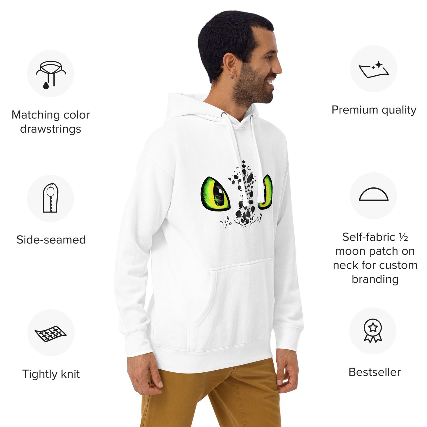 Toothless Unisex Heavy Blend™ Hooded Sweatshirt Custom Hoodie